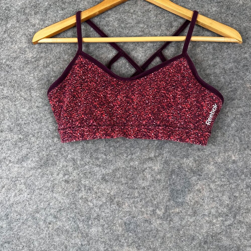 Reebok Multicolor Performance Crossover Sports Bra Women's Small